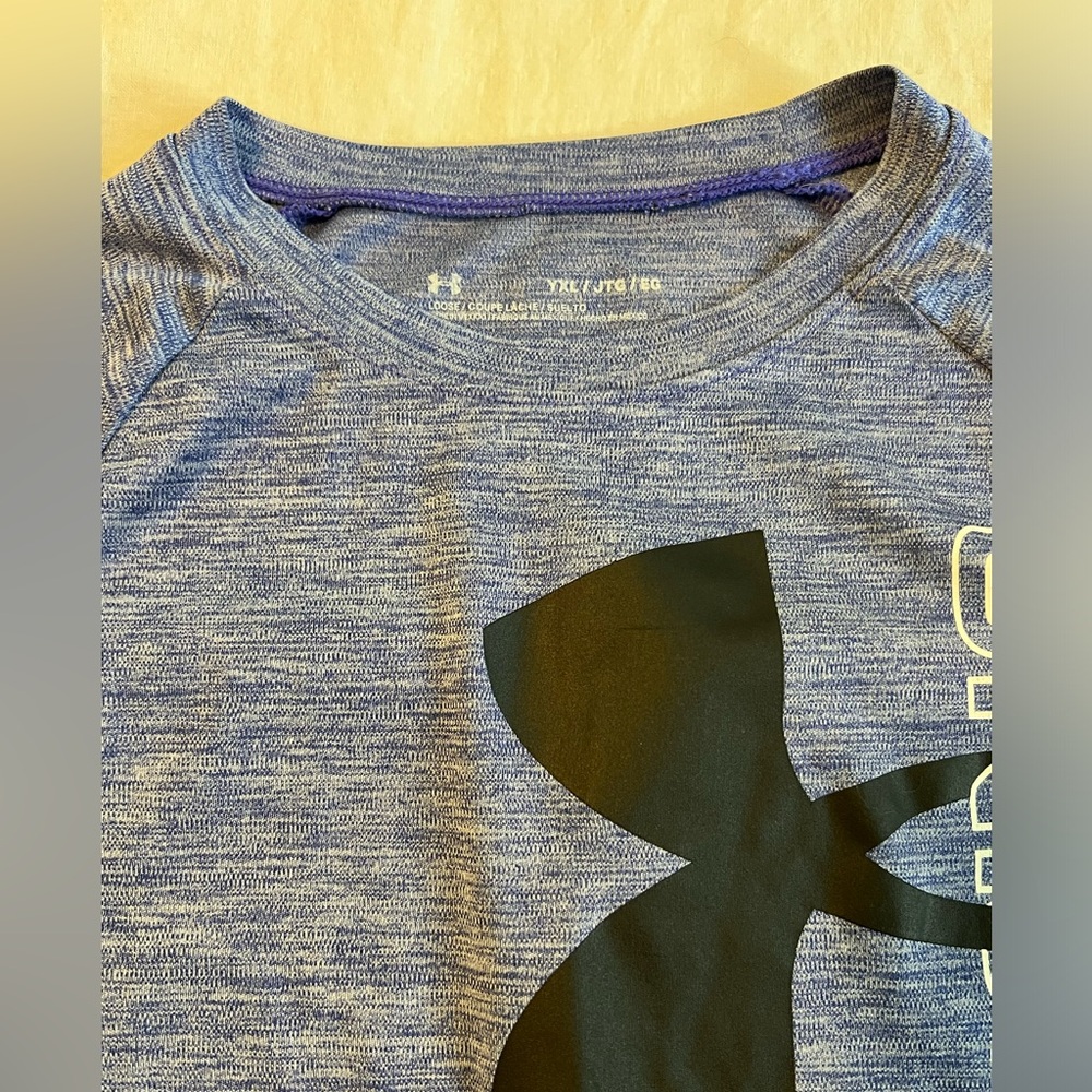 UA Tee and Adidas Shorts - Boys XL - Picture 2 of 11